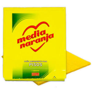 paño piso amarillo