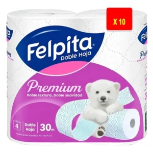 Papel higiénico Felpita D/H 10x4x30m