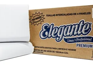 Toalla Intercalada Elegante x2500UN 4 paneles
