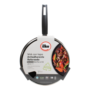 Ilko Wok 28CM C/Tapa Aluminio