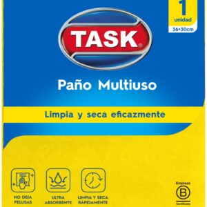 Task Paño Multiuso Amarillo 36x30 Ensobrado