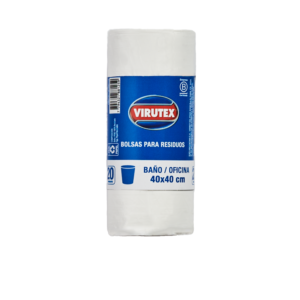 Virutex Rollo Bolsa Blanca 40x40 20UN