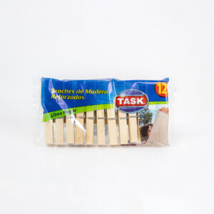 Task Broches de Madera x12UN