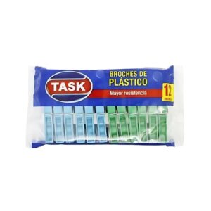 Task Broches de Plástico x12UN