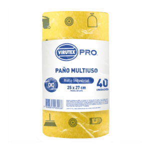 Virutex Paño Multiuso Rollo Amarillo